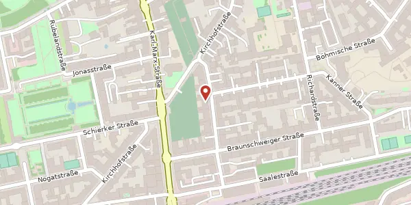 Karte der Umgebung von Wipperstraße 18, 12055 Berlin