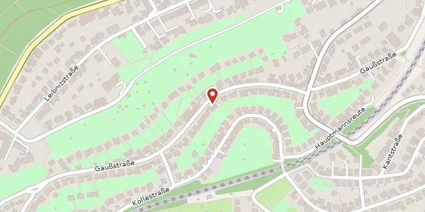 Karte der Umgebung von Gaußstraße 41, 70193 Stuttgart