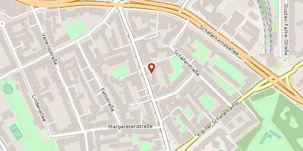 Karte der Umgebung von Weidenallee 26a, 20357 Hamburg