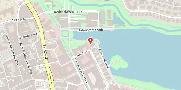 Karte der Umgebung von Am Kai 8, 44263 Dortmund
