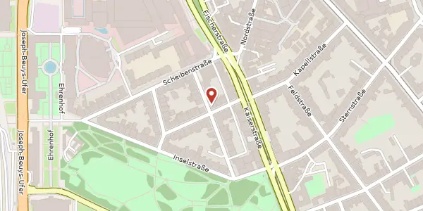 Karte der Umgebung von Freiligrathstr. 21, 40479 Düsseldorf