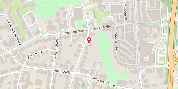 Karte der Umgebung von Parkstr. 3 a, 44532 Lünen