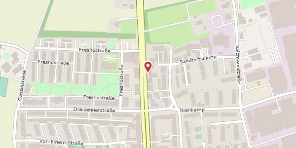 Karte der Umgebung von Grevener Str. 252, 48159 Münster