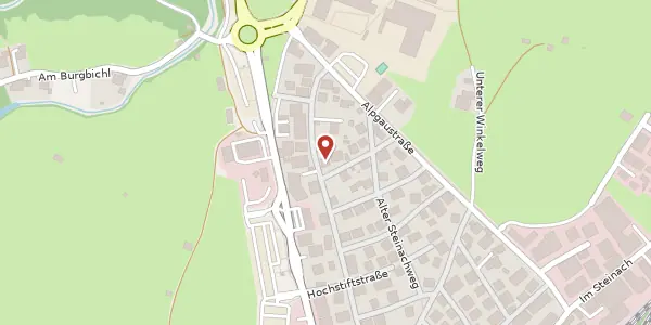 Karte der Umgebung von Rettenbergerstr. 28, 87561 Oberstdorf