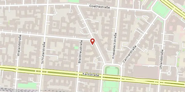 Karte der Umgebung von Grolmanstraße 21, 10623 Berlin