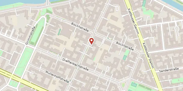 Karte der Umgebung von Graefestraße 80, 10967 Berlin
