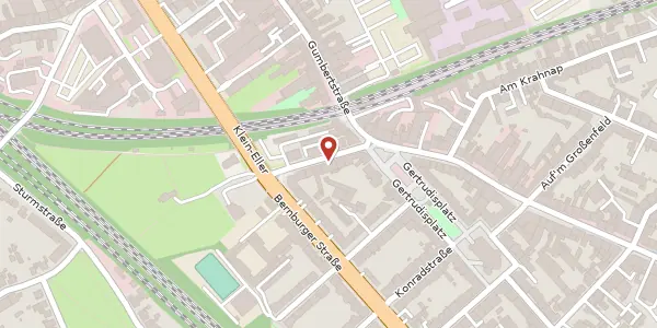 Karte der Umgebung von Anhalter Str. 8, 40229 Düsseldorf