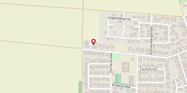 Karte der Umgebung von Rhönstr. 1, 64665 Alsbach-Hähnlein