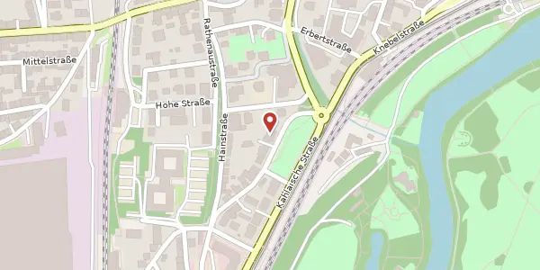 Karte der Umgebung von Alexander-Puschkin-Platz 1a, 07745 Jena