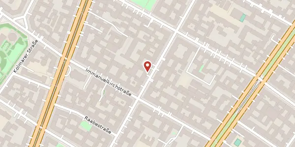 Karte der Umgebung von Winsstraße 62, 10405 Berlin