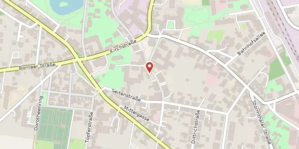 Karte der Umgebung von Leibnitzstraße 2, 04288 Leipzig