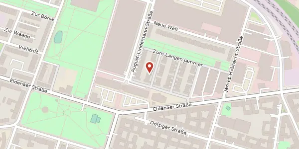 Karte der Umgebung von An den Eldenaer Höfen 11, 10247 Berlin