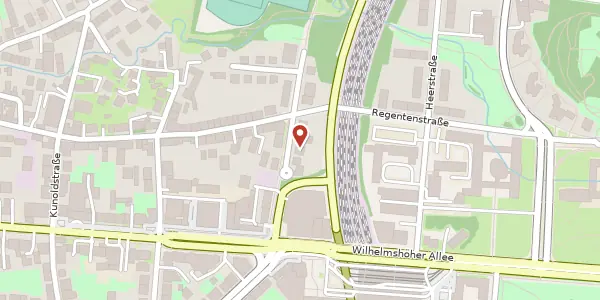 Karte der Umgebung von Bremelbachstraße 12, 34131 Kassel