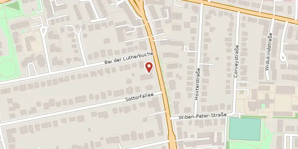 Karte der Umgebung von Lokstedter Steindamm 16a, 22529 Hamburg