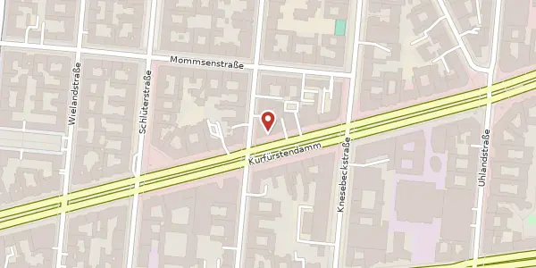 Karte der Umgebung von Kurfürstendamm 45, 10719 Berlin
