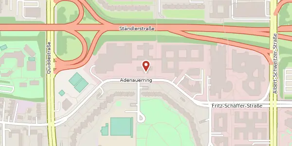 Karte der Umgebung von Adenauerring 9, 81737 München