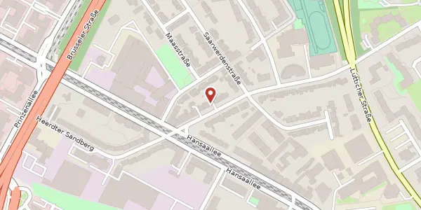Karte der Umgebung von Niederkasseler Kirchweg 16, 40547 Düsseldorf