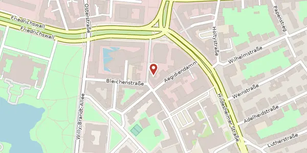Karte der Umgebung von Maschstraße 9, 30169 Hannover