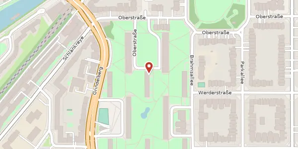Karte der Umgebung von Oberstraße 16a, 20144 Hamburg