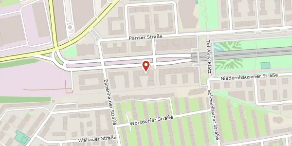 Karte der Umgebung von Europa-Allee 149, 60486 Frankfurt