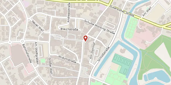 Karte der Umgebung von Berliner Str. 32, 33378 Rheda-Wiedenbrück