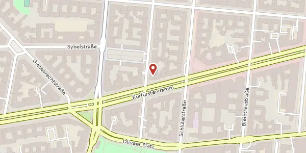 Karte der Umgebung von Kurfürstendamm 54-55, 10707 Berlin