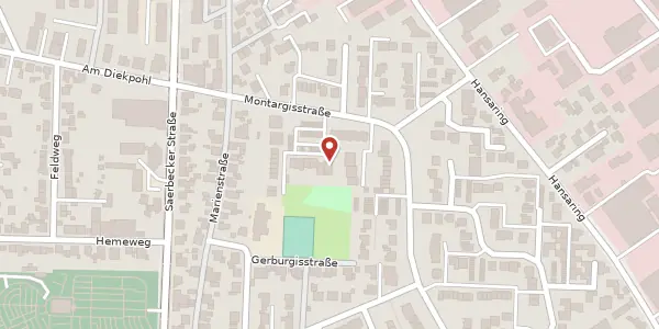 Karte der Umgebung von Montargisstr. 91, 48268 Greven