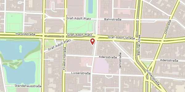 Karte der Umgebung von Königsallee 61, 40215 Düsseldorf