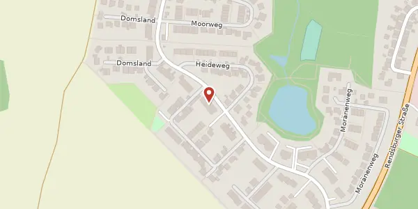 Karte der Umgebung von Domsland 47, 24340 Eckernförde