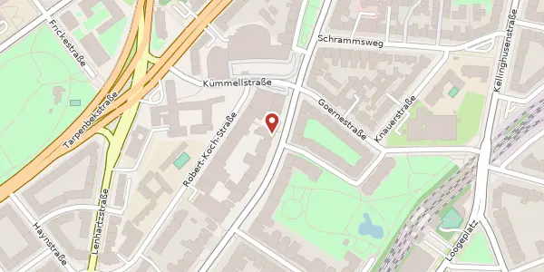 Karte der Umgebung von Eppendorfer Landstraße 61, 20249 Hamburg