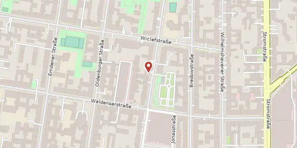 Karte der Umgebung von Bremer Straße 61, 10551 Berlin