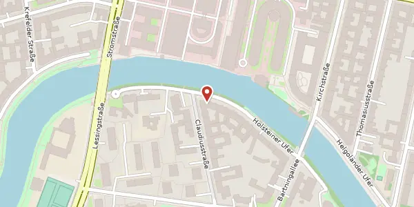 Karte der Umgebung von Holsteiner Ufer 14, 10557 Berlin