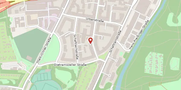 Karte der Umgebung von Bruderhofstr. 44, 81371 München