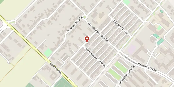 Karte der Umgebung von Insterburger Str. 62, 53117 Bonn