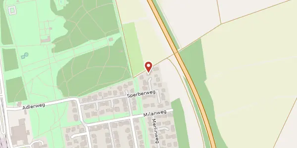 Karte der Umgebung von Sperberweg 32, 61231 Bad Nauheim