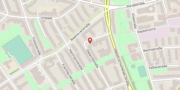 Karte der Umgebung von Desenißstr. 52, 22083 Hamburg