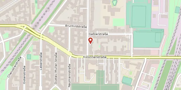 Karte der Umgebung von Hohenfriedbergstraße 15, 10829 Berlin