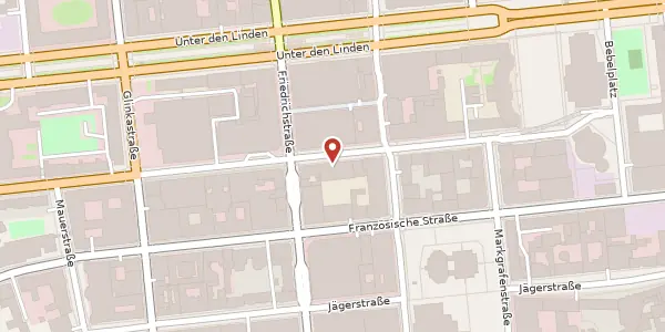 Karte der Umgebung von Behrenstraße 28, 10117 Berlin
