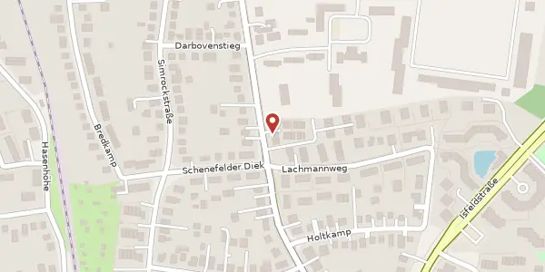 Karte der Umgebung von Schenefelder Landstraße 112, 22589 Hamburg
