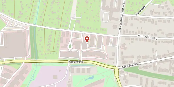 Karte der Umgebung von Papenreye 61, 22453 Hamburg
