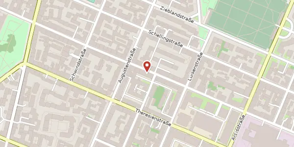 Karte der Umgebung von Heßstr. 31, 80798 München