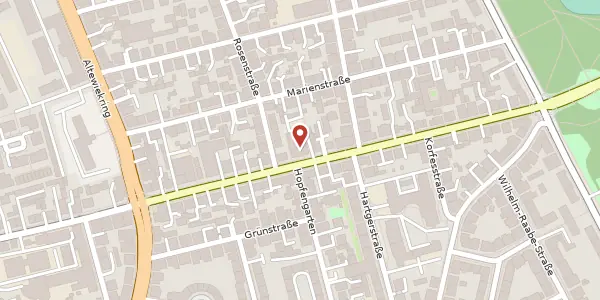 Karte der Umgebung von Kastanienallee 28-29, 38102 Braunschweig
