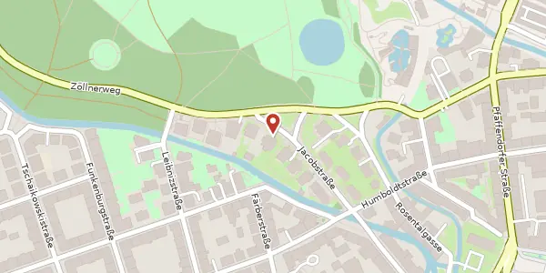 Karte der Umgebung von Jacobstraße 25, 04105 Leipzig
