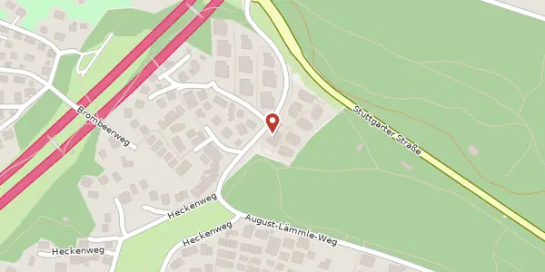 Karte der Umgebung von August-Lämmle-Weg 15, 71229 Leonberg