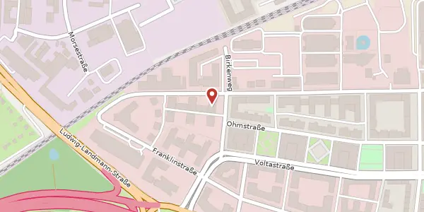 Karte der Umgebung von Solmsstr. 71, 60486 Frankfurt