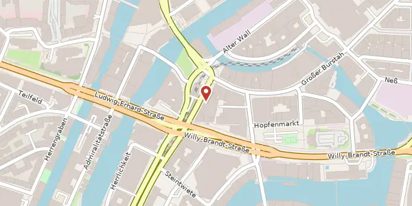 Karte der Umgebung von Rödingsmarkt 9, 20459 Hamburg