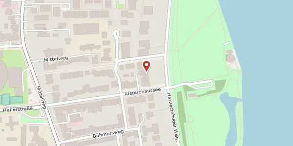 Karte der Umgebung von Harvestehuder Weg 23, 20149 Hamburg