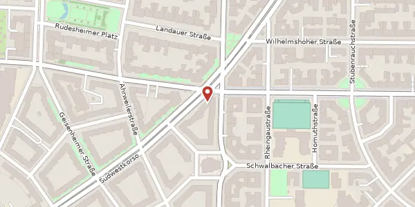 Karte der Umgebung von Südwestkorso 59, 14197 Berlin
