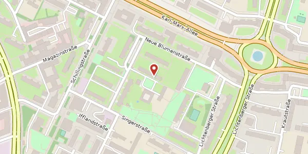 Karte der Umgebung von Neue Blumenstraße 9, 10179 Berlin