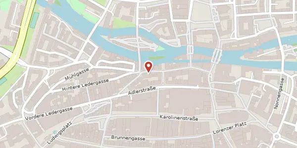 Karte der Umgebung von Kaiserstr. 31-35, 90403 Nürnberg